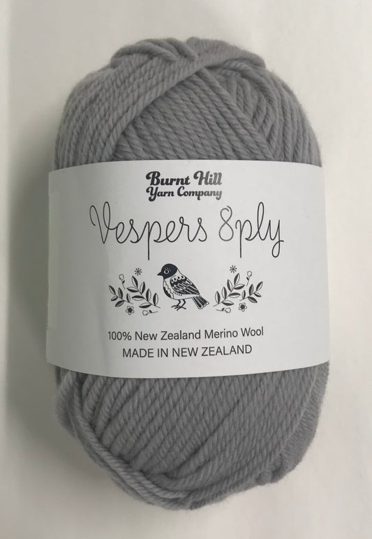 Vespers 8 ply NZ Merino - Silver Stars