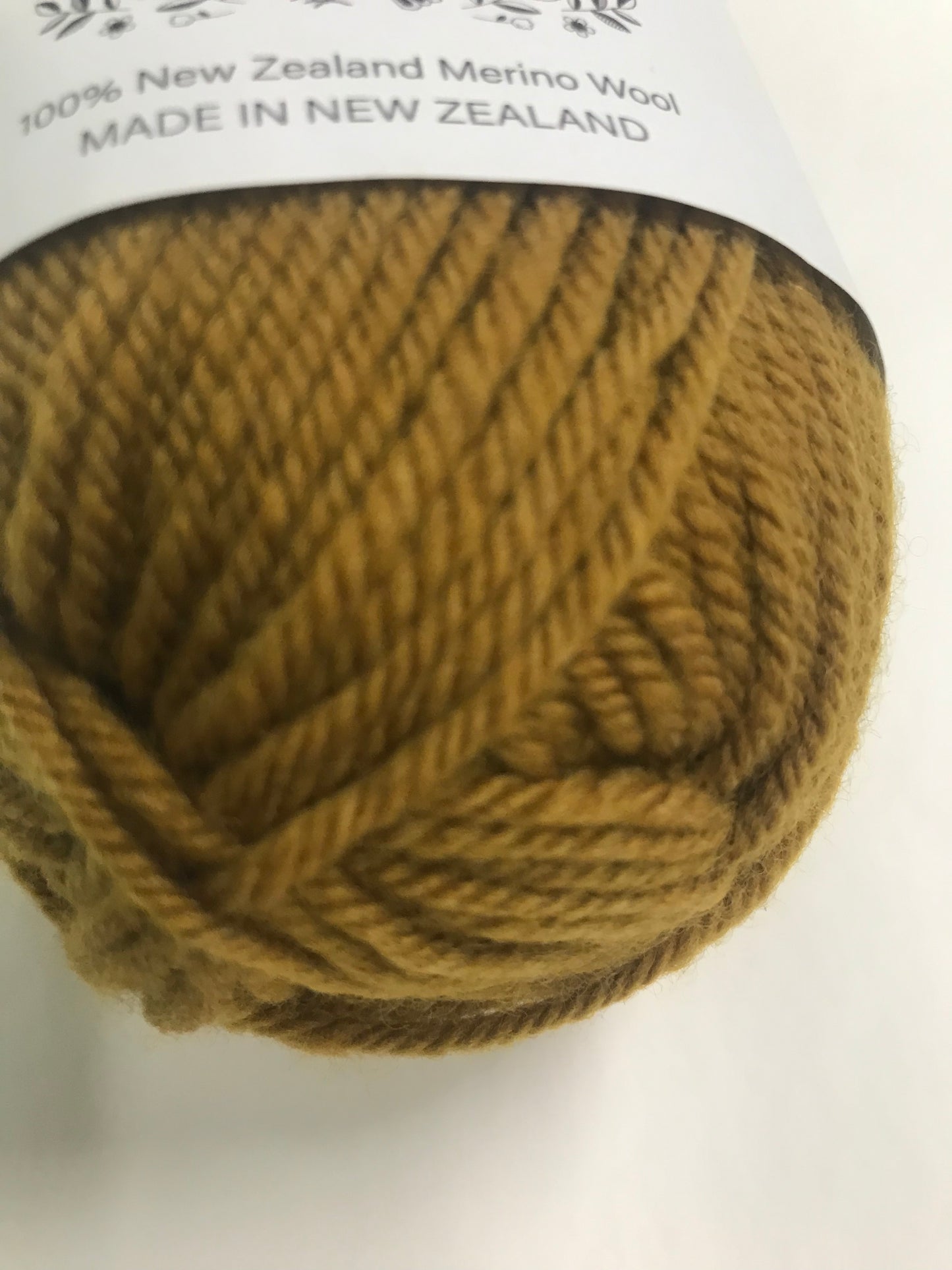 Vespers 8 ply NZ Fine Merino - Golden Ochre