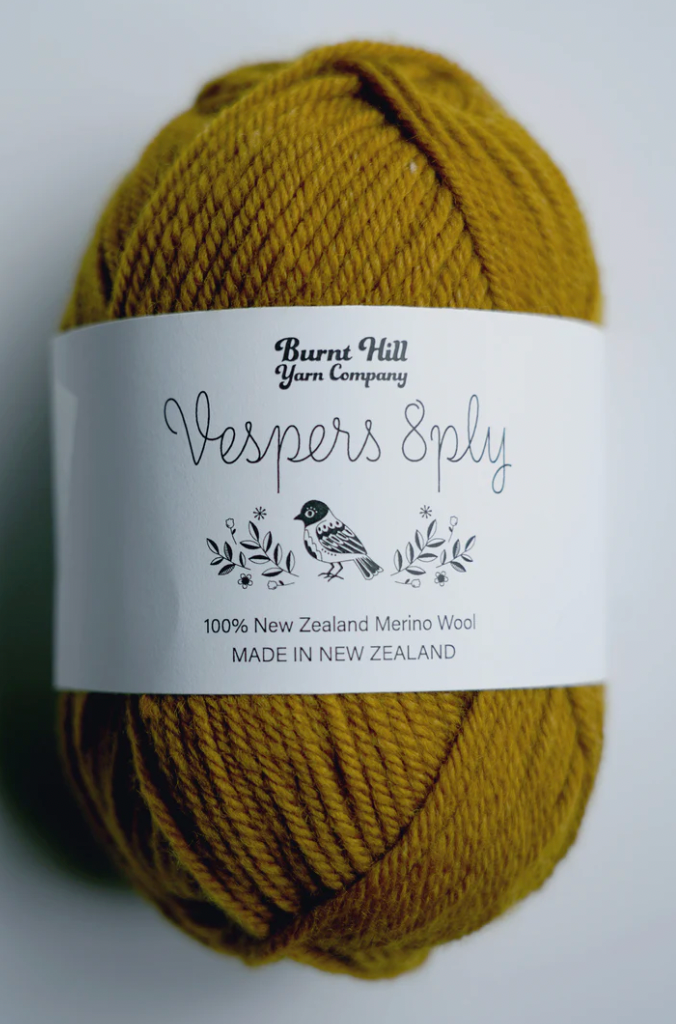 Vespers 8 ply NZ Fine Merino - Golden Ochre