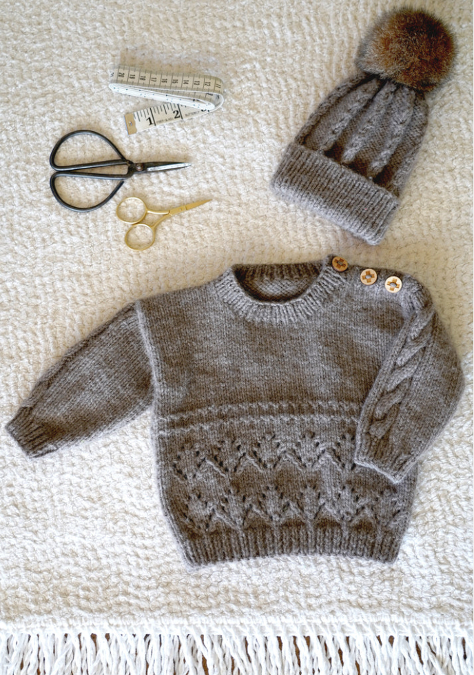 BC123 Lottie Sweater and Hat | LisaFDesign