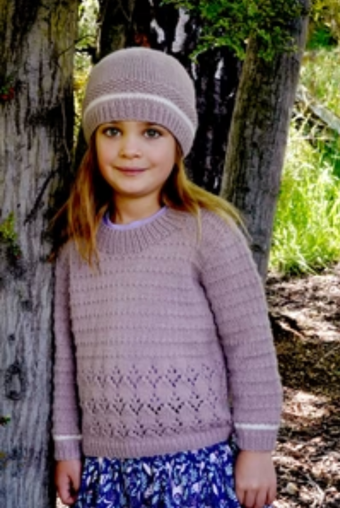 Brooke Sweater and Hat Knitting Pattern